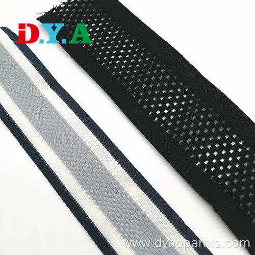 Flat Polyester Mesh Knitted Tape Webbing Band